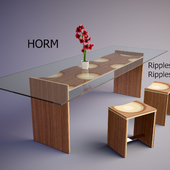 "PROFI" HORM / Collection Ripples Table&Stool