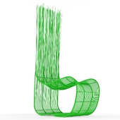 green chair