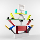 Carlton cabinet, дизайнер Этторе Соттсасс