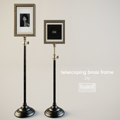 Telescoping brass frame