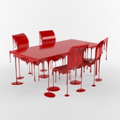 Paint drip table
