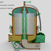 Фильтр горючего Ф-1 (с анимацией)