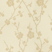 Harlequin Blossom Wallpaper, Gold 75304