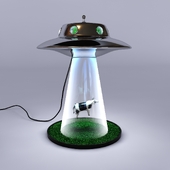 Alien Abduction Lamp