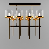 Vintage lamp industrial x8