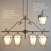 Подвесной светильник и бра Chiaro Айвенго