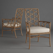 McGuire - Laura Kirar Dining Arm Chair M-281