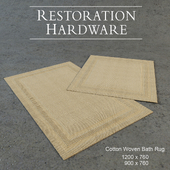 Cotton Woven Bath Rug