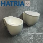HATRIA Le Fiabe vaso(Y1AD)_bidet(Y1AA) filo muro (back to wall) 2014