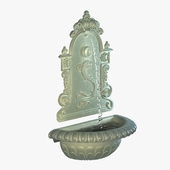 Cast iron wall mounted drinking fountain