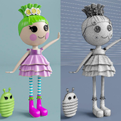 куколка Lalaloopsy с букашечкой