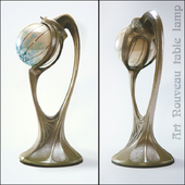 Art Nouveau table lamp