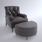 leather armchair