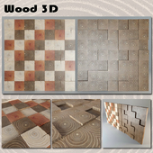 Деревянные 3D панели