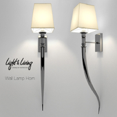 LIGHT LIVING WALL LAMP 72CM HORN LARGE