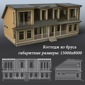 Коттедж из бруса