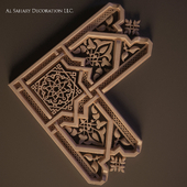 Arabic decor(corner element)