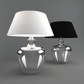 Glass table lamp