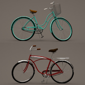 Retro bikes.