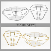 Eichholtz_table coffee asscher gold & nickel