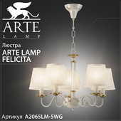 Люстра arte lamp Felicita A2065LM-5WG