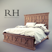 17TH C. CASTELLÓ BED WITHOUT FOOTBOARD