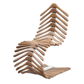 Chair skeleton of hangers