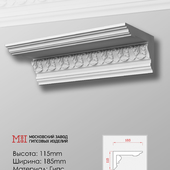 Cornices patterned plaster moldings K0256.115Nx185mm