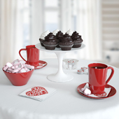 valentine's breakfast set