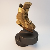 Sculpture hockey skates