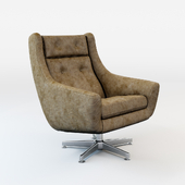 MOTORCITY LEATHER SWIVEL CHAIR