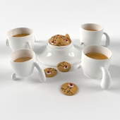 Cactus Cups Set, Набор для чаепития, PO: Selected