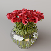 ROSES IN VASE