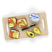 Avocado-salmon Sandwhiches