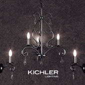 Kichler Lighting/Marcele Collection Mini Chandelier  3 Light OZ/Wall Sconce 1 Light OZ