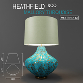 Настольный светильник HEATHFIELD & Co Mallory Turquoise