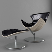 Lobster chair and ottoman