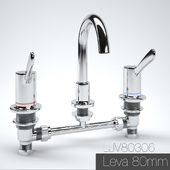 Faucet Leva 80mm Basin