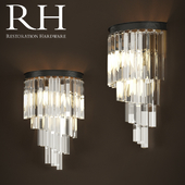 RH Бра HELIX GLASS SCONCE