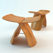 BUTTERFLY STOOL by VITRA_SORI YANAGI