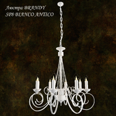Люстра BRANDY SP8 BIANCO ANTICO