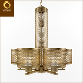 Varaluz / Lit-Mesh Test 6 Light Chandelier