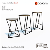 Heavy Metal Bar Stool