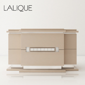 LALIQUE/ MASQUE DE FEMME BEDSIDE TABLE