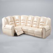 Corner sofa Leather