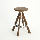 Chair rig acacia adjustable barstool