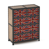 Union Jack dresser