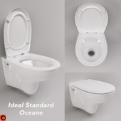 Suspended toilet bowl Ideal Standard Oceane