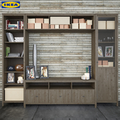 Комбинация Ikea для гостиной серии Хемнэс