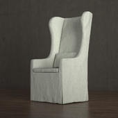 Belgian Wingback Slipcovered